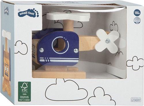 Small Foot - Houten Helikopter Blauw