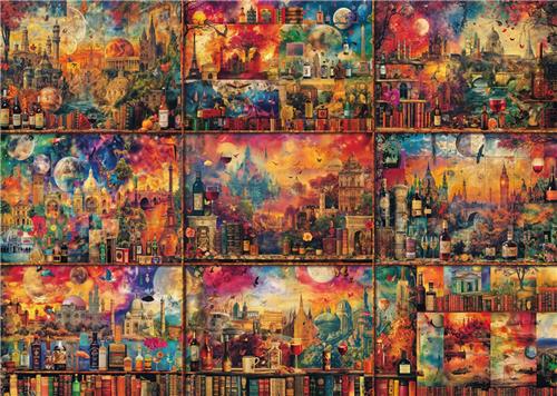 Schmidt Spiele Bücher, Weine und Reisen - 2000 Teile.