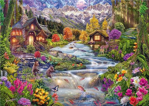 Schmidt Spiele Bergbach - 2000 Teile.