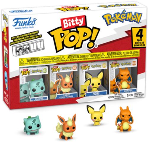 POKEMON - Bitty Pop 4 Pack 2.5cm - Bulbasaur