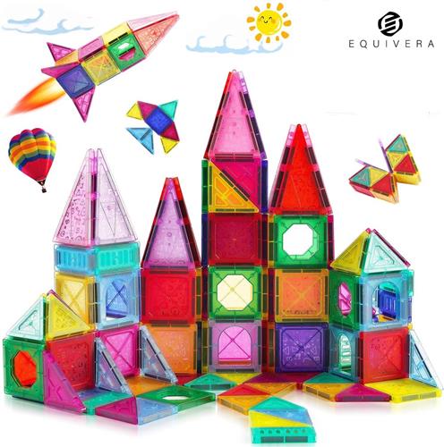 Equivera Magnetic Tiles - Magnetisch Speelgoed - Magnetic Tiles Speelgoed - Magnetisch Speelgoed Tegels