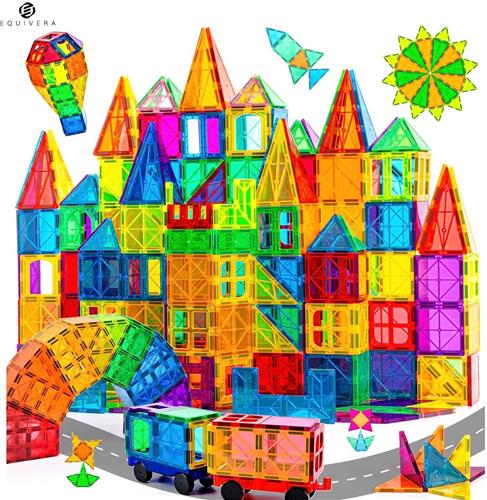 Equivera Magnetic Tiles - Magnetisch Speelgoed - Magnetic Tiles Speelgoed - Magnetisch Speelgoed Tegels