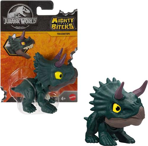 Jurassic World MIGHTY LITTLE BITERS Triceratops, 4 jaar, Meerkleurig