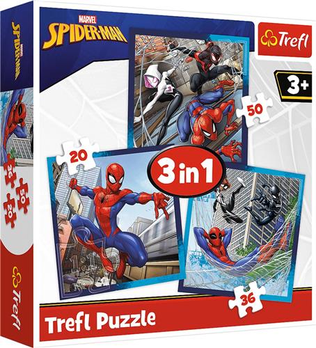 Trefl Trefl 3in1 - Spider friends / Disney Marvel Spiderman.