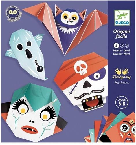 Djeco - Origami Griezelen - Knutselset - 5 tot 8 jaar