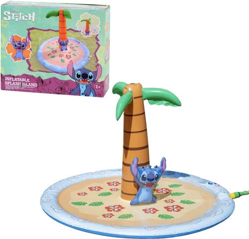 Disney - Water Speelgoed - Opblaasbaar Splash Eiland - Opblaas zwembad - zomer zwembad - Met Palmboom & Fonteinen - Voor Kinderen vanaf 2 jaar