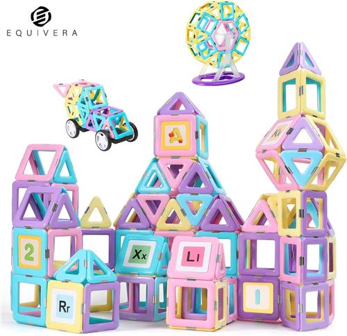 Equivera Magnetic Tiles - Magnetisch Speelgoed - Magnetic Tiles Speelgoed - Magnetisch Speelgoed Tegels