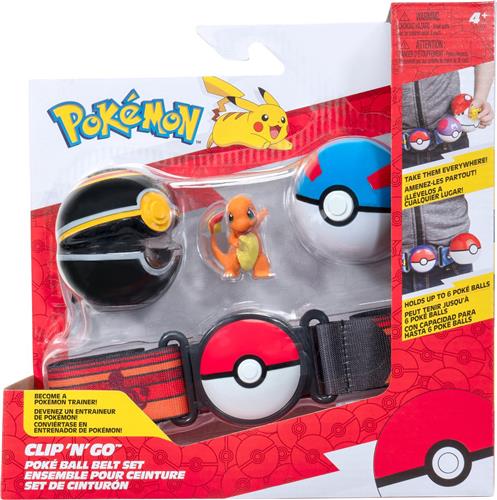 Pokémon - Clip 'N' Go Poke Ball Belt Set Charmander
