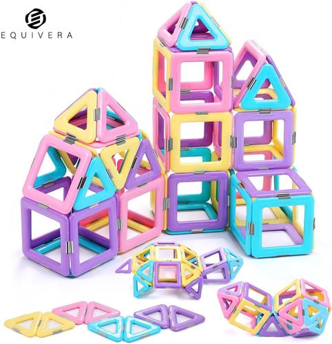 Equivera Magnetic Tiles - Magnetisch Speelgoed - Magnetic Tiles Speelgoed - Magnetisch Speelgoed Tegels