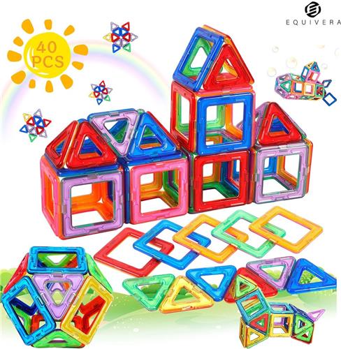 Equivera Magnetic Tiles - Magnetisch Speelgoed - Magnetic Tiles Speelgoed - Magnetisch Speelgoed Tegels