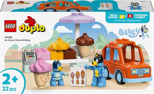 LEGO® DUPLO® Bluey Een IJsje Halen met Bluey - 10458