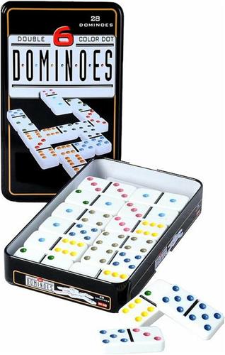 Pegasi Domino spel Dubbel 6 - 28 stenen - Domino stenen