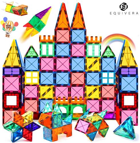 Equivera Magnetic Tiles - Magnetisch Speelgoed - Magnetic Tiles Speelgoed - Magnetisch Speelgoed Tegels