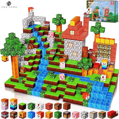 Equivera Magnetic Tiles - Magnetisch Speelgoed - Magnetic Tiles Speelgoed - Magnetisch Speelgoed Tegels