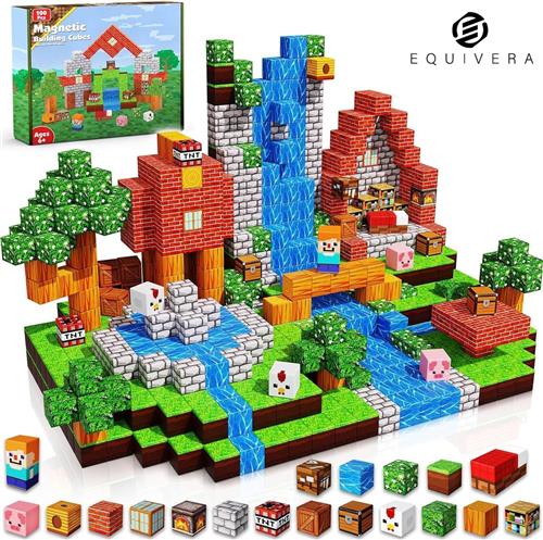 Equivera Magnetic Tiles - Magnetisch Speelgoed - Magnetic Tiles Speelgoed - Magnetisch Speelgoed Tegels