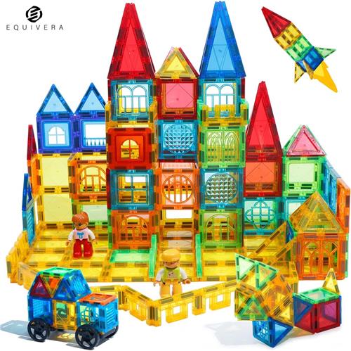 Equivera Magnetic Tiles - Magnetisch Speelgoed - Magnetic Tiles Speelgoed - Magnetisch Speelgoed Tegels