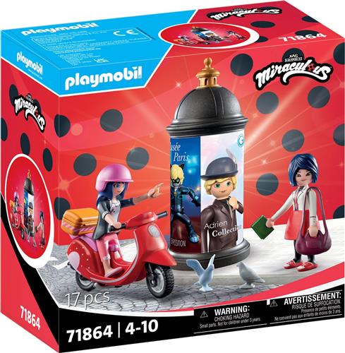 PLAYMOBIL Miraculous: Scooterrit in Parijs 71864