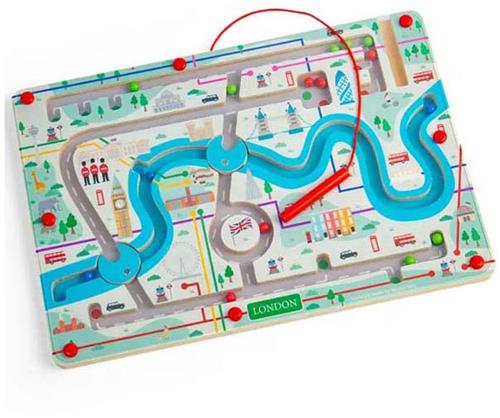 Bigjigs Houten Magnetische Londen Doolhof