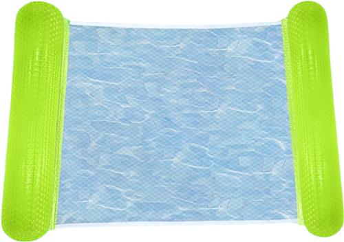 Nivard Luxe Waterhangmat - Luchtbed Zwembad - Luchtmatras Opblaasbaar - Water Hangmat - Aqua Lounge - Groen