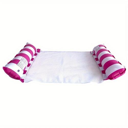 Bovista Luxe Waterhangmat - Luchtbed Zwembad - Luchtmatras Opblaasbaar - Water Hangmat - Aqua Lounge - Roze