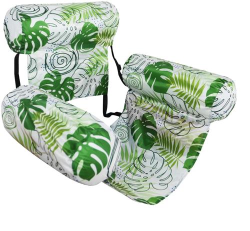 Bovista Luxe Waterhangmat - Luchtbed Zwembad - Luchtmatras Opblaasbaar - Water Hangmat - Aqua Lounge - Lichtgroen