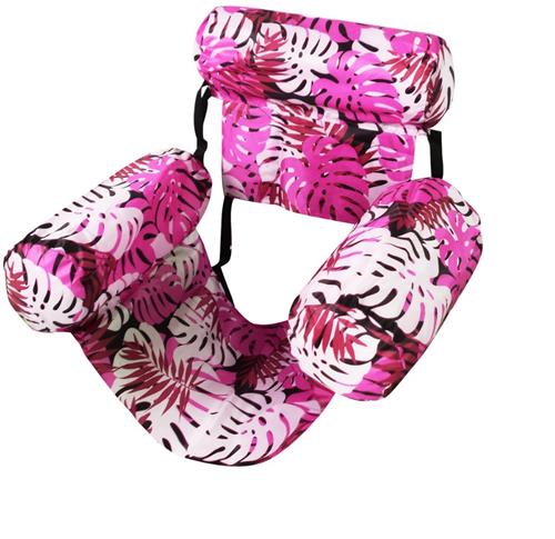 Livano Luxe Waterhangmat - Luchtbed Zwembad - Luchtmatras Opblaasbaar - Water Hangmat - Aqua Lounge - Roze