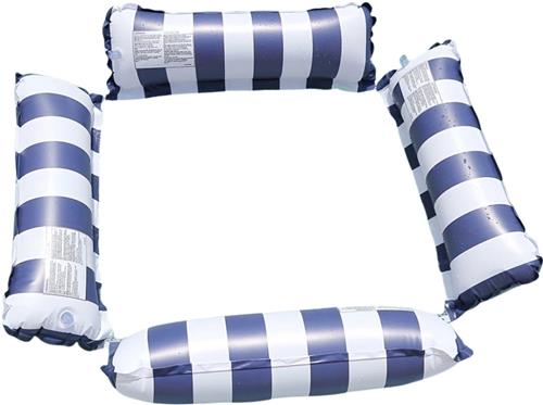 Bovista Luxe Waterhangmat - Luchtbed Zwembad - Luchtmatras Opblaasbaar - Water Hangmat - Aqua Lounge - Donker Blauw