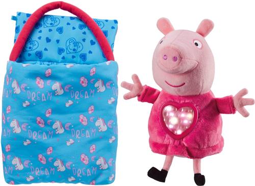 Peppa Pig - Sleepover Peppa - 25 cm - Knuffel