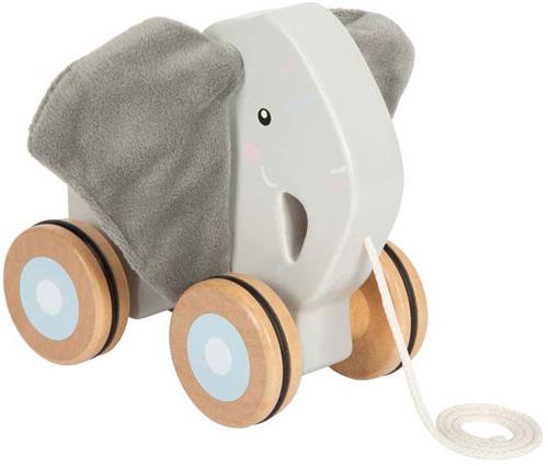 Small Foot - Houten Trekolifant met Knisperende Oren