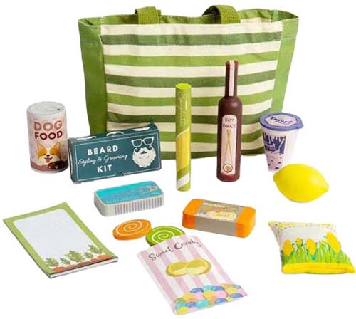 Bigjigs Houten Boodschappen Speelset, 17dlg.