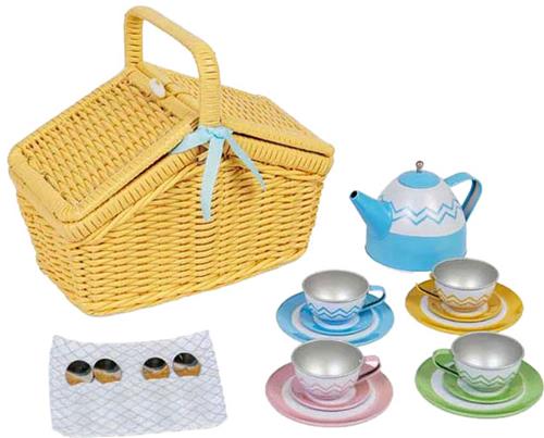 Bigjigs Picknickset in Mand, 18dlg.