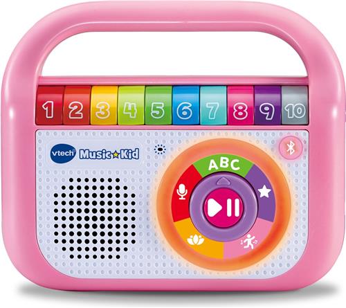 VTech Music Kid roze - Educatief Speelgoed - Maak Kennis met Liedjes & Muziek - Kinderspeelgoed 2 Jaar tot 6 Jaar
