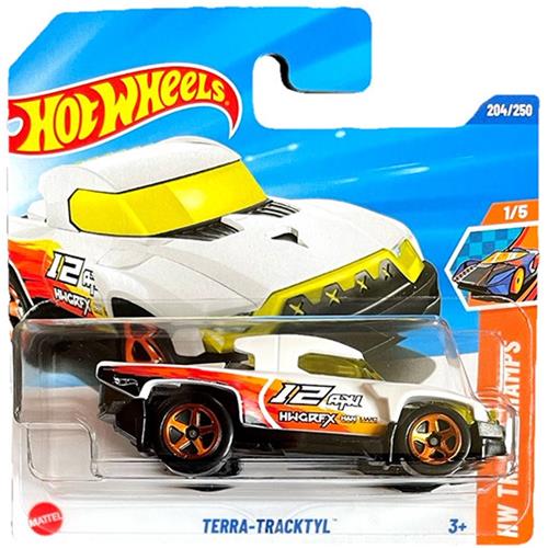 HOT WHEELS TERRA TRACKTYL 12 HWGRFX WHITE 204/250 (1:64) HW TRACK CHAMPS 1/5