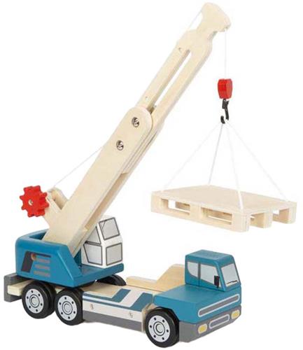 Small foot 12639, Kraantruck, 2 jaar, Hout, Meerkleurig