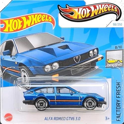 HOT WHEELS ALFA ROMEO GTV6 3.0 METALIC BLUE 98/250 (1:64) HW FACTORY FRESH 8/10