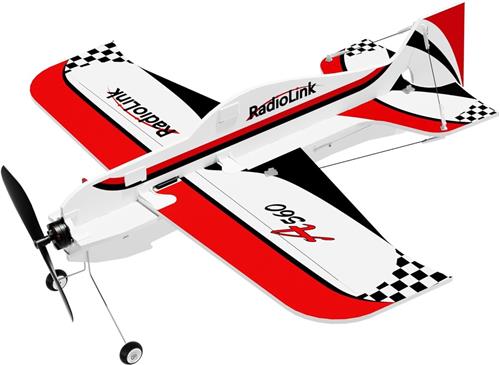 3D Aerobatisch RC Vliegtuig A560 - Klaar voor Vliegen (RTF) - 4 Kanalen met Byme-A Vliegcontroller, T8S Afstandsbediening, R8FM Ontvanger en Borstelloze Motor - Voor Beginners en Gevorderden
