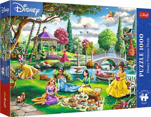 Puzzle 1000 pièces - stukjes : Pique-nique avec les princesses Disney Trefl