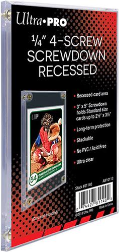 1/4'' 4-screw screwdown recessed