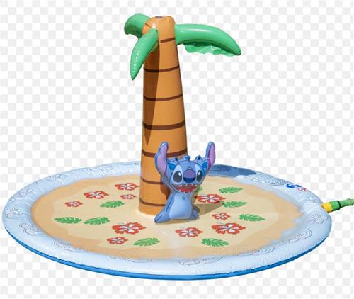 Lilo en Stitch Watertoren - Opblaasbaar - Splash Toren - Water Speelgoed - Zomer - Tuin en Vakantie - Vanaf 2 jaar - Opblaasbaar Spetter Eiland - Disney Lilo & Stitch - Zwembad voor Peuters en Kleuters - Tuin Speelgoed - Hoge Kwaliteit