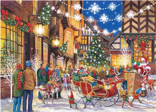 House of Puzzles DUE JUL No.20 - Santa Switch On 1000 Piece Puzzle.