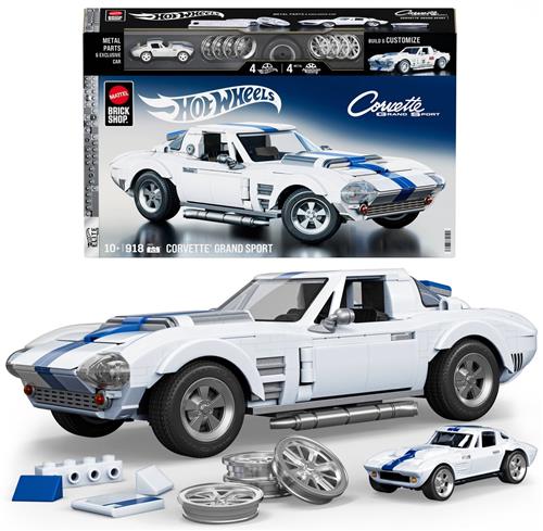 Mattel Brick Shop Hot Wheels Corvette Grand Sport