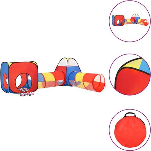 vidaXL Kinderspeeltent met 250 ballen 190x264x90 cm meerkleurig