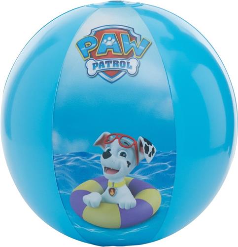 Paw Patrol strandbal - 29 cm - vinyl - opblaasbaar - speelgoed - waterspeelgoed