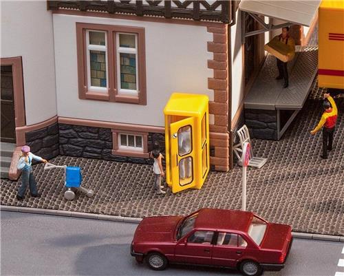 Faller - Telefooncel Bundespost - modelbouwsets, hobbybouwspeelgoed voor kinderen, modelverf en accessoires