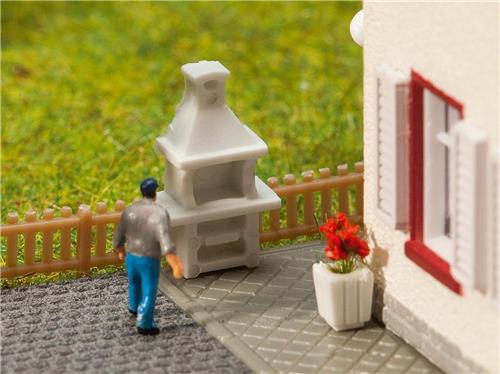 Faller - 2 Barbeques - modelbouwsets, hobbybouwspeelgoed voor kinderen, modelverf en accessoires