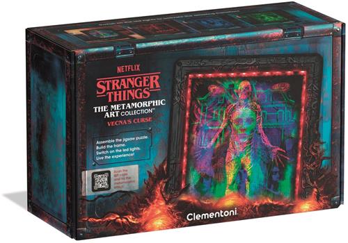 Clementoni - Puzzel - Stranger Things - Morphing Collection - Vecna - Puzzel met RGB verlichting en morphing effect - 520 stukjes