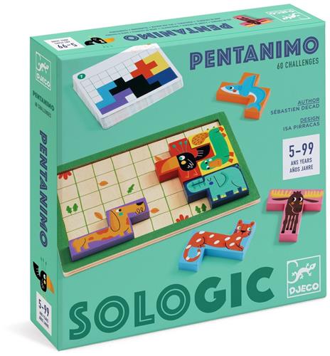 Djeco Sologic Pentanimo geduldspel +5 jr
