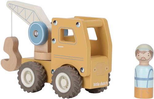 Little Dutch houten Kraanwagen FSC