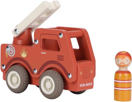 Little Dutch houten Brandweerauto FSC