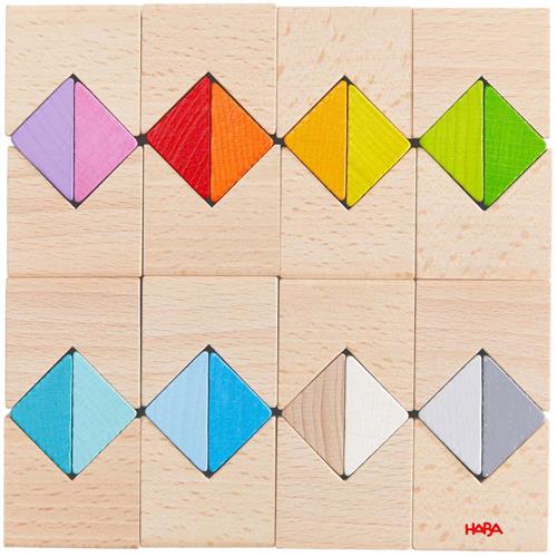Haba Creatieve Houten Bouwstenen Regenboogkleuren
